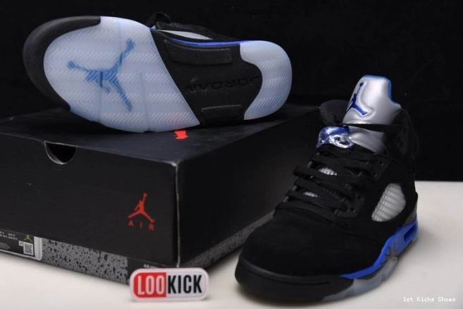 1st Kicks Air Racer 5 Blue Jordan CT4838-004 0815